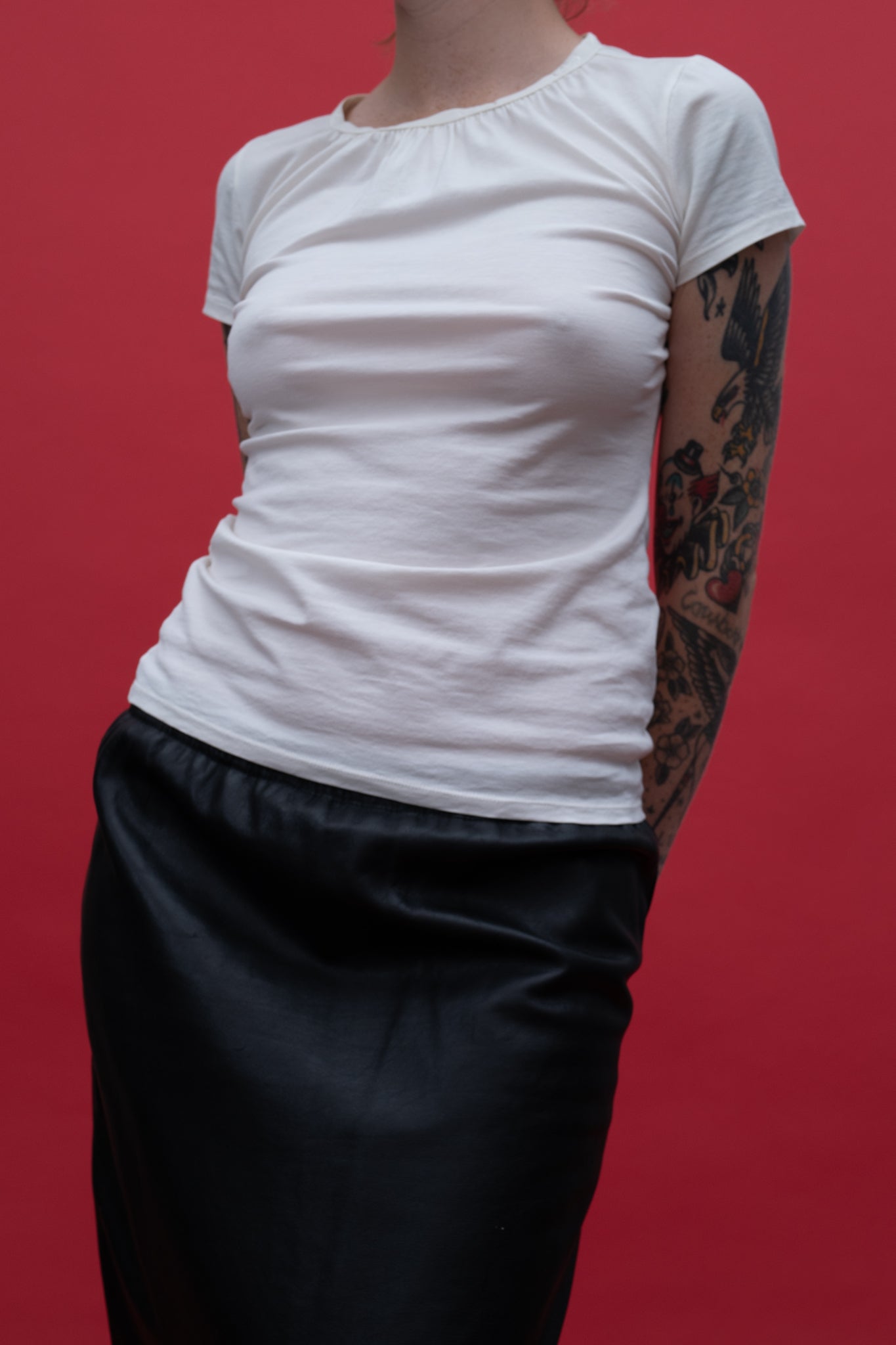 GUCCI LOGO NECK TOP