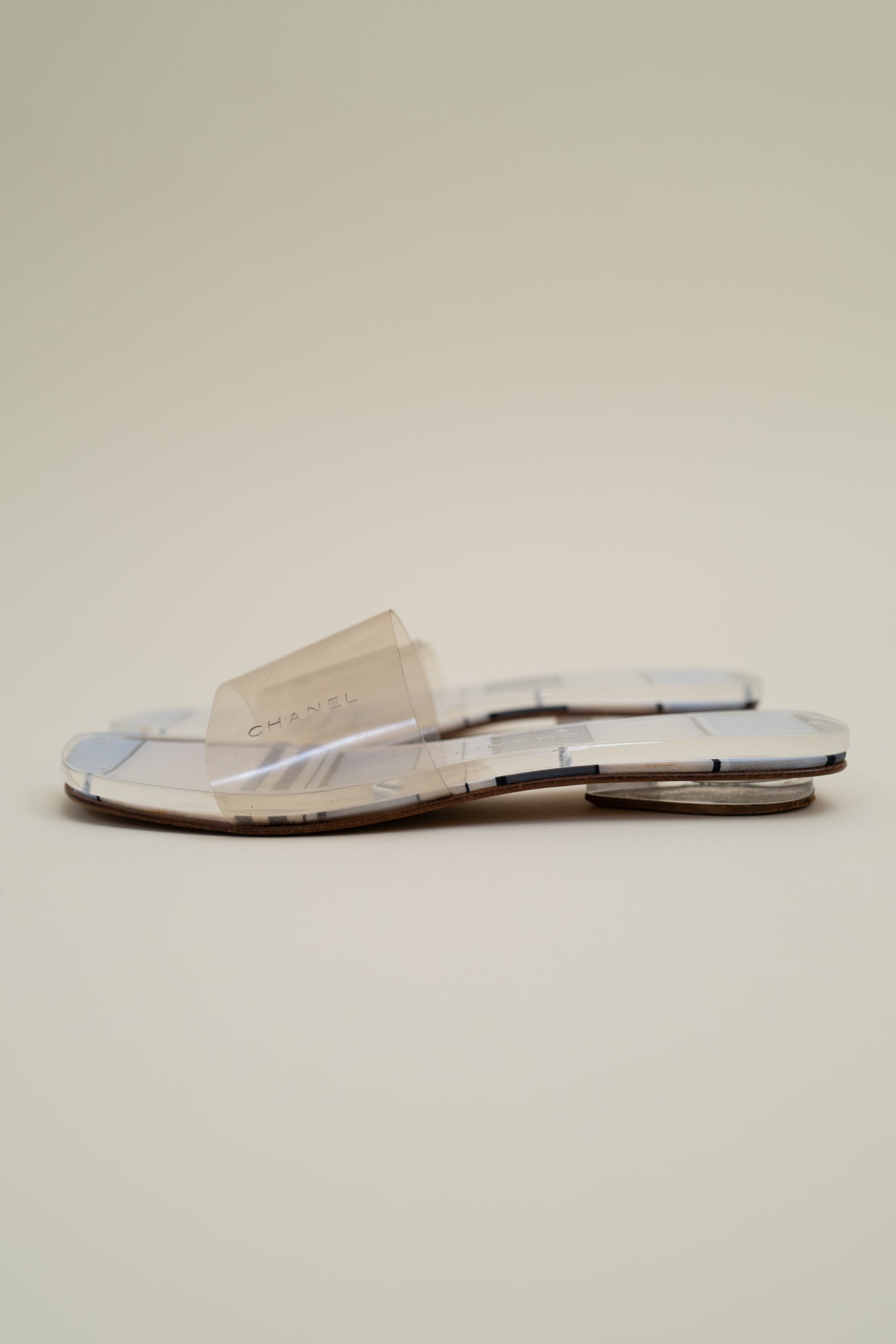 CHANEL CRUISE 2000 PVC SLIDES