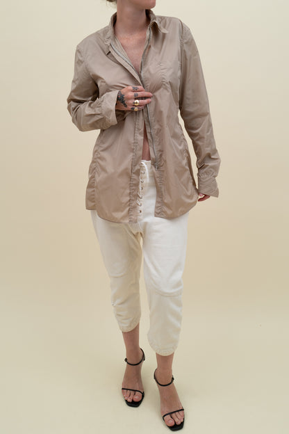 JIL SANDER ZIP UP SHIRT