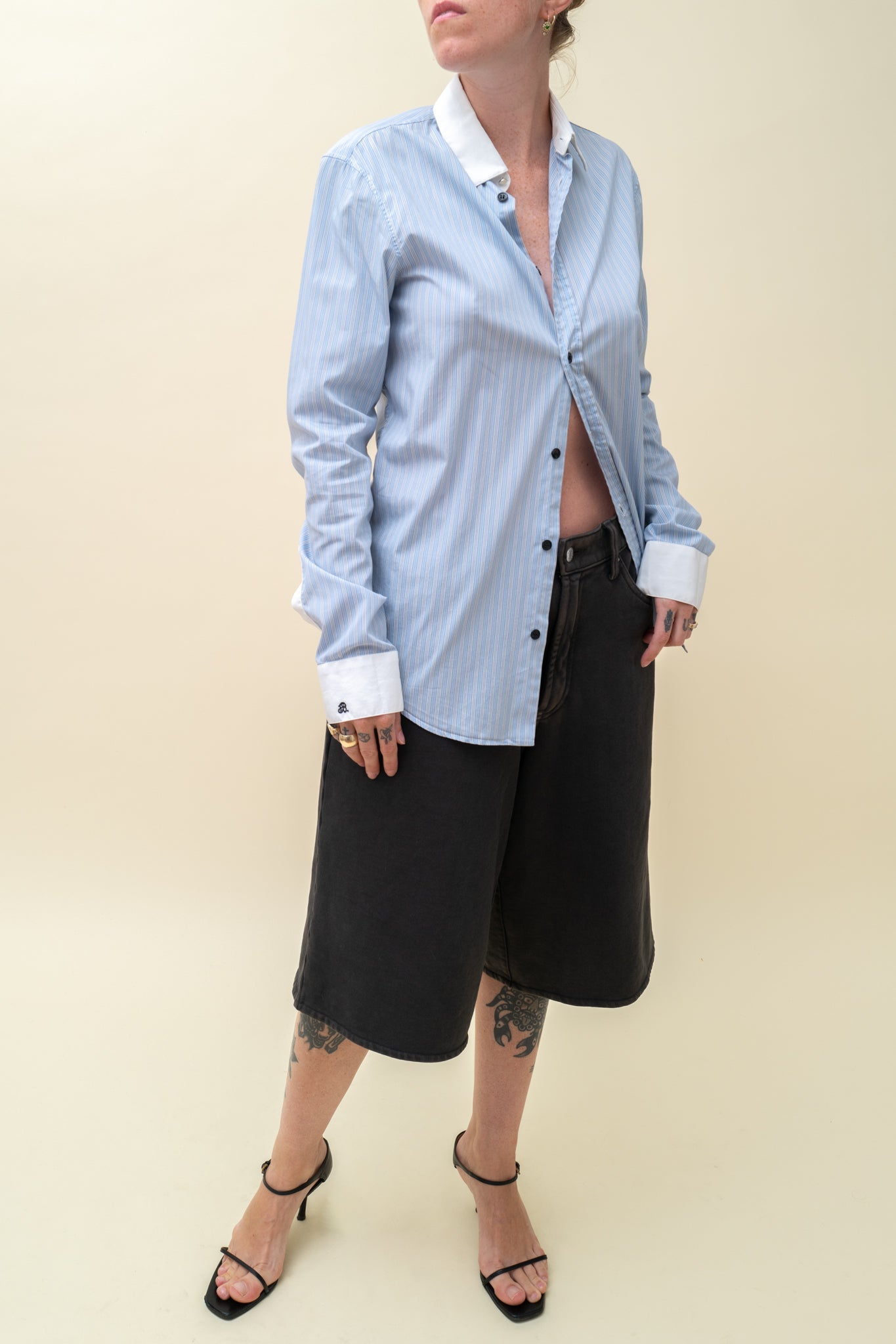 BALENCIAGA 2007 BUTTON UP