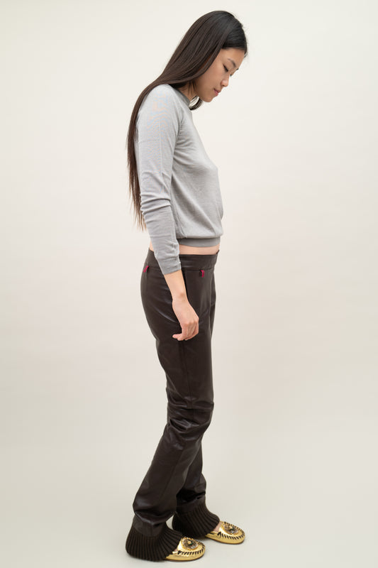 MIU MIU FW1999 LEATHER PANTS
