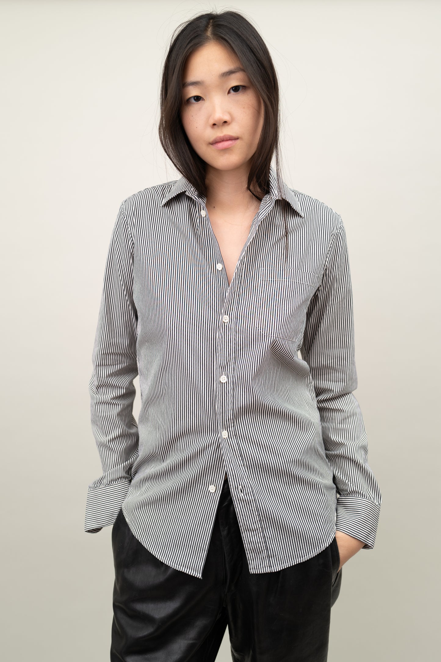 BALENCIAGA 2008 BUTTON UP