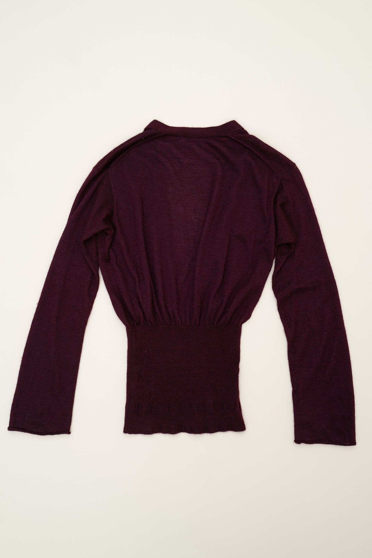 JIL SANDER DEEP V-NECK SWEATER