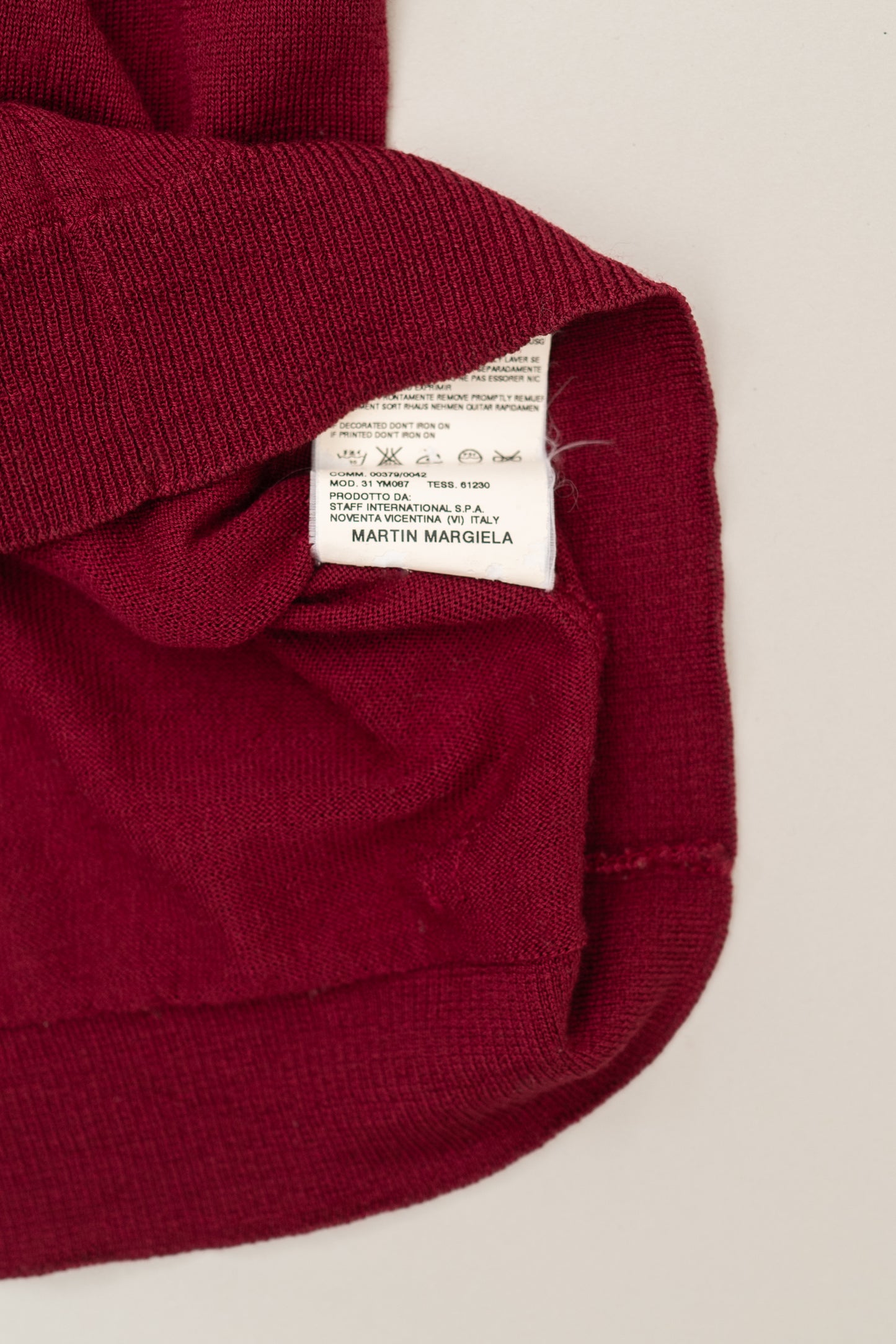 MARGIELA FW 2004 KNIT TOP