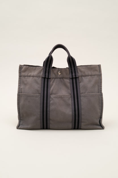 HERMES TOILE  FOURRE-TOUT MM