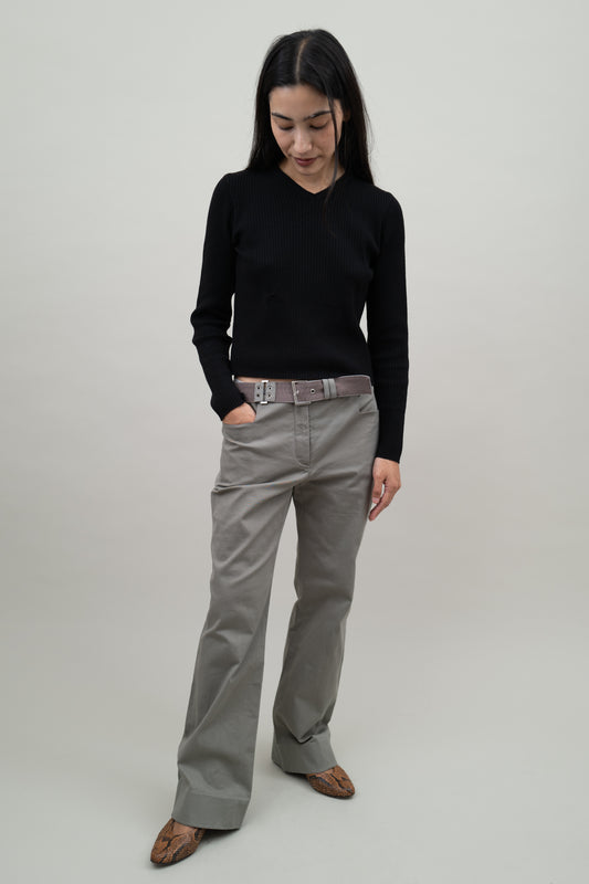 ALBERTA FERRETTI BELTED PANTS