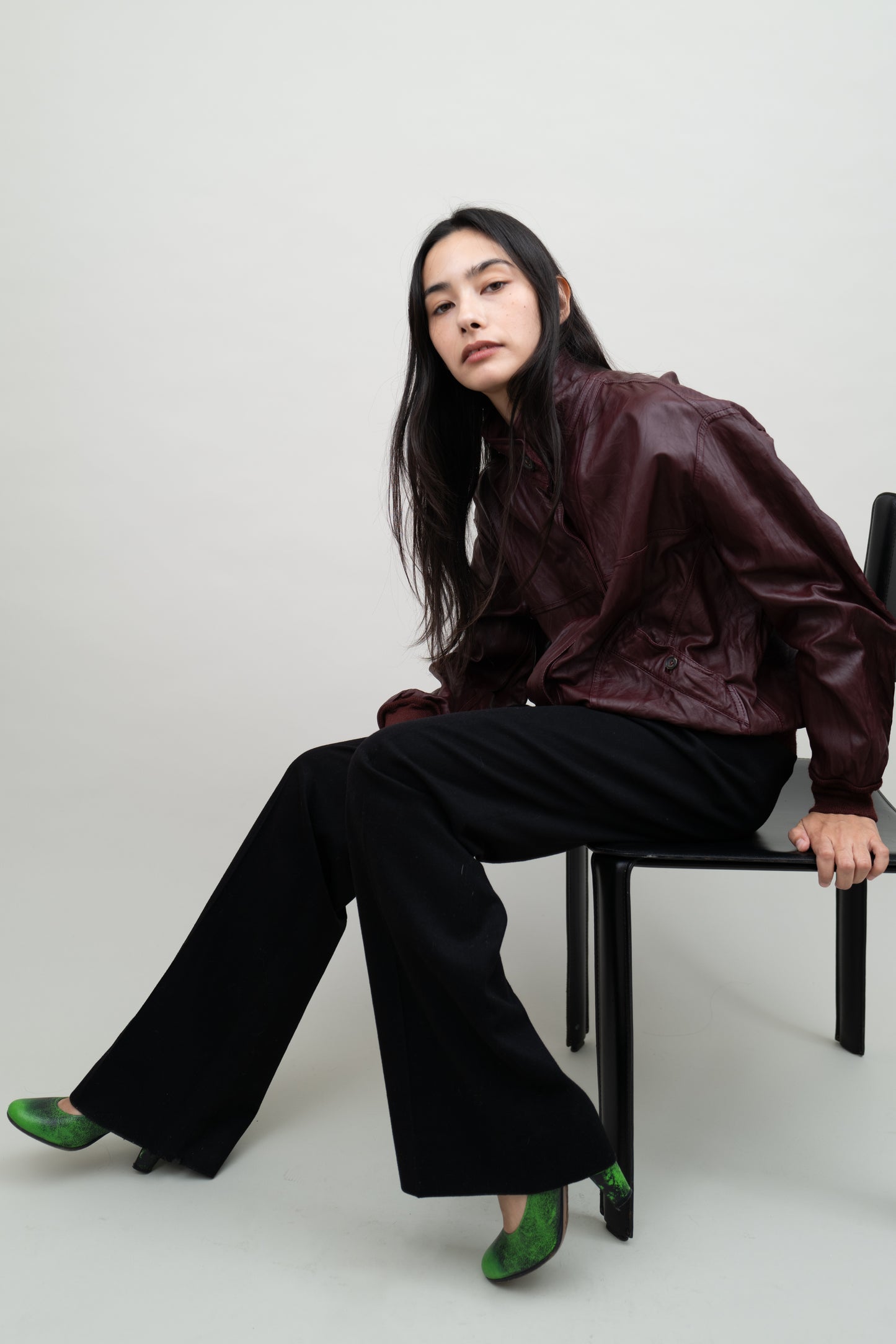 BALLY LEATHER BOMBER