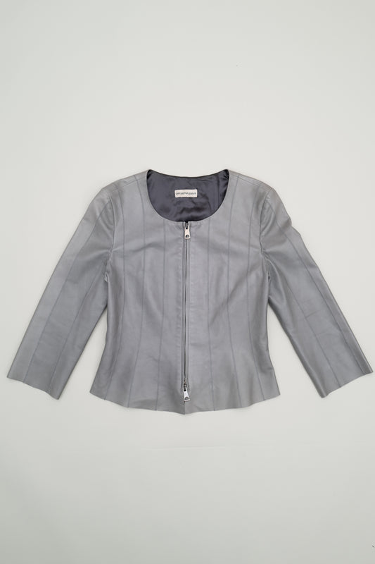 EMPORIO ARMANI LEATHER JACKET