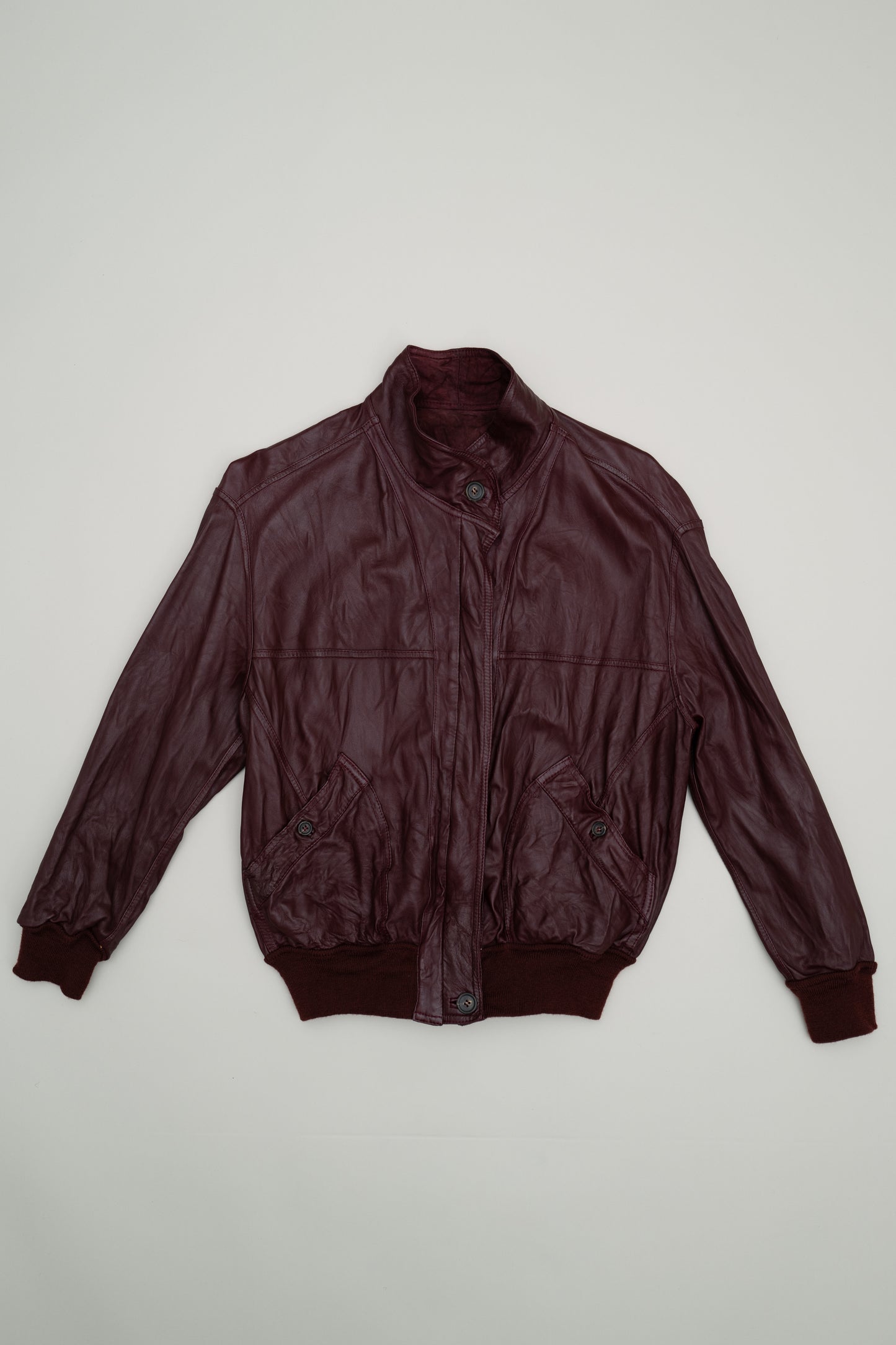 BALLY LEATHER BOMBER