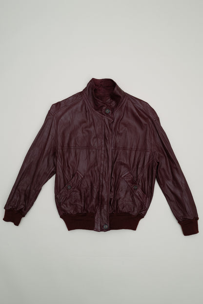 BALLY LEATHER BOMBER