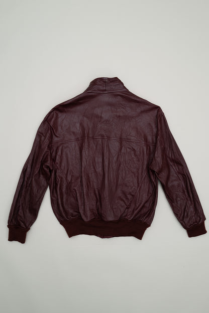 BALLY LEATHER BOMBER