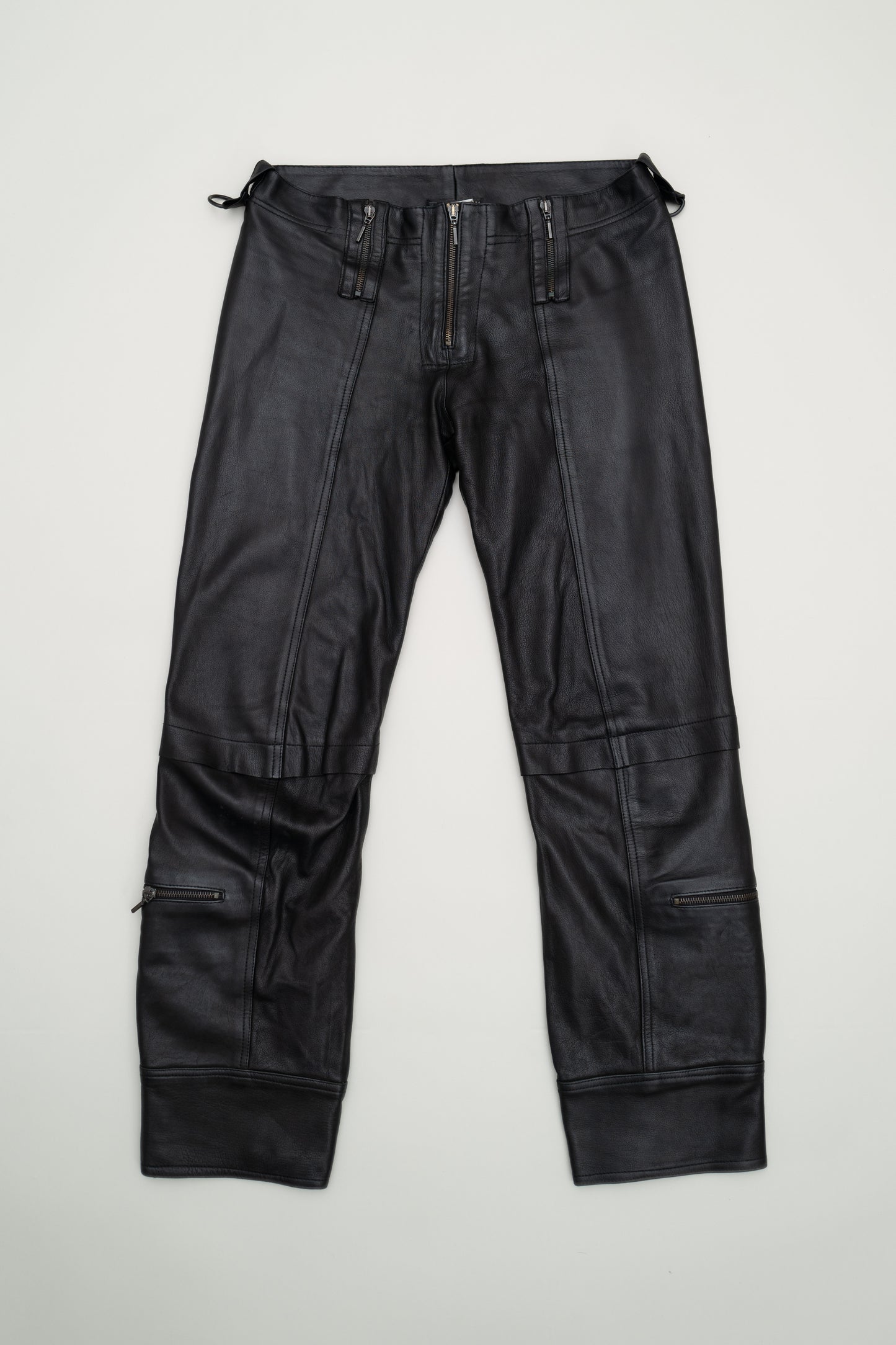 PLEIN SUD LEATHER PANTS