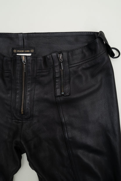 PLEIN SUD LEATHER PANTS