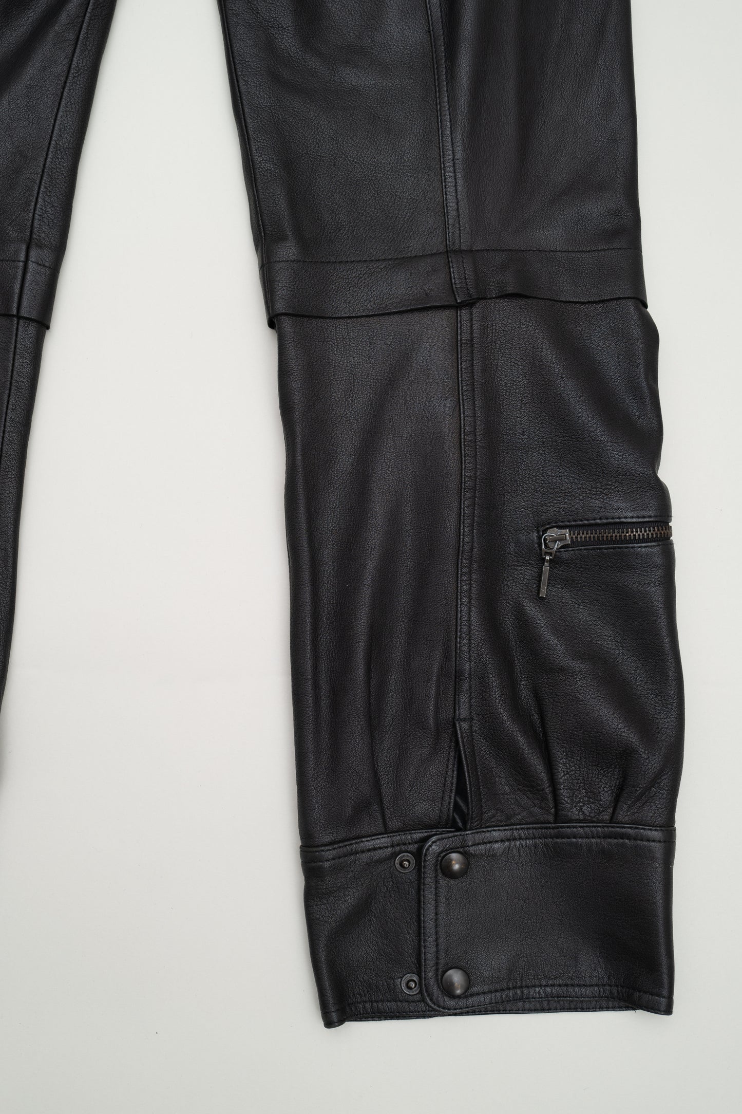 PLEIN SUD LEATHER PANTS