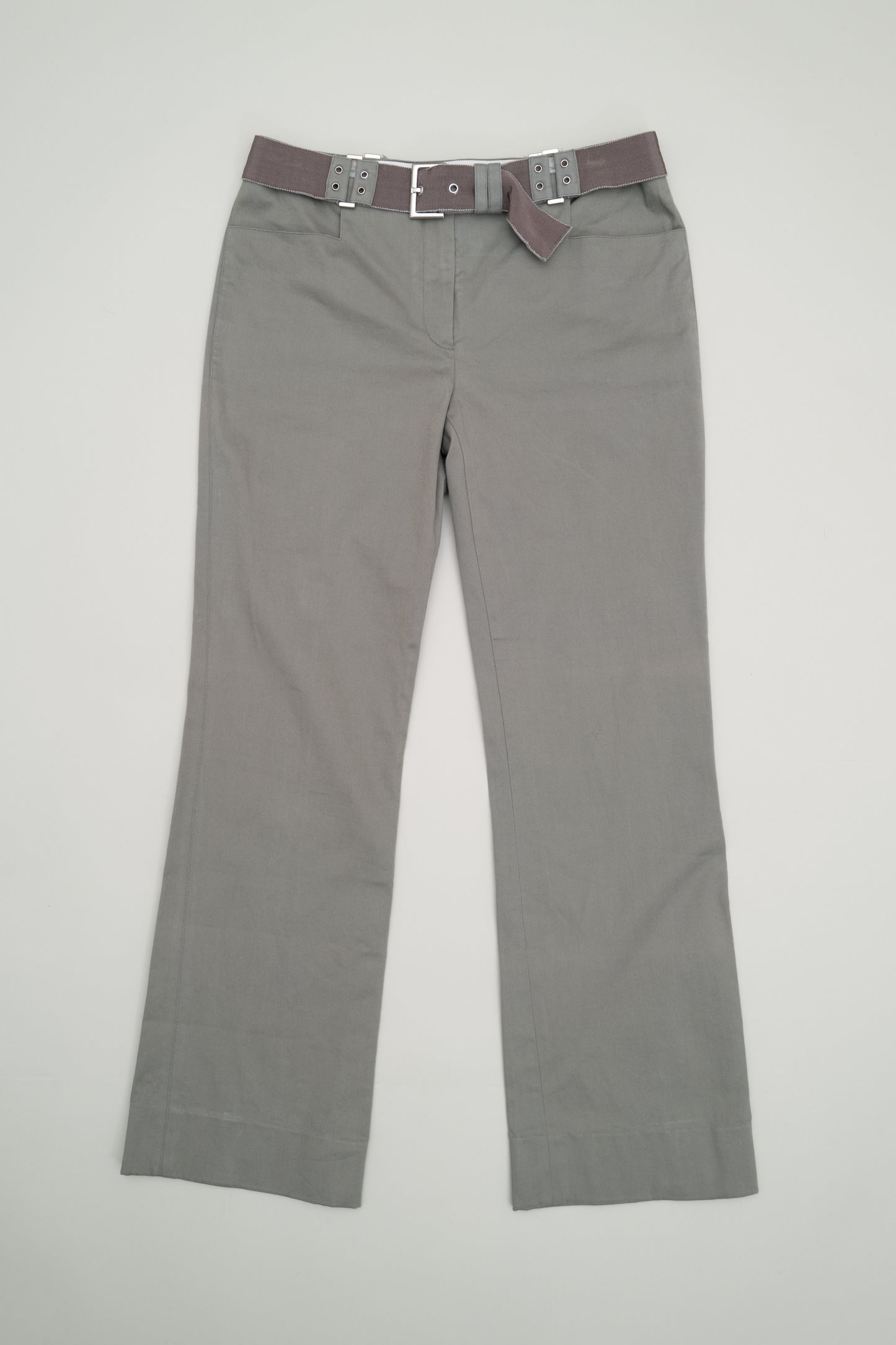 ALBERTA FERRETTI BELTED PANTS