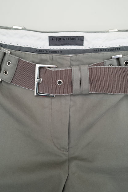 ALBERTA FERRETTI BELTED PANTS
