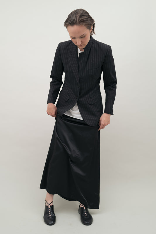 AGNES B. PINSTRIPE BLAZER