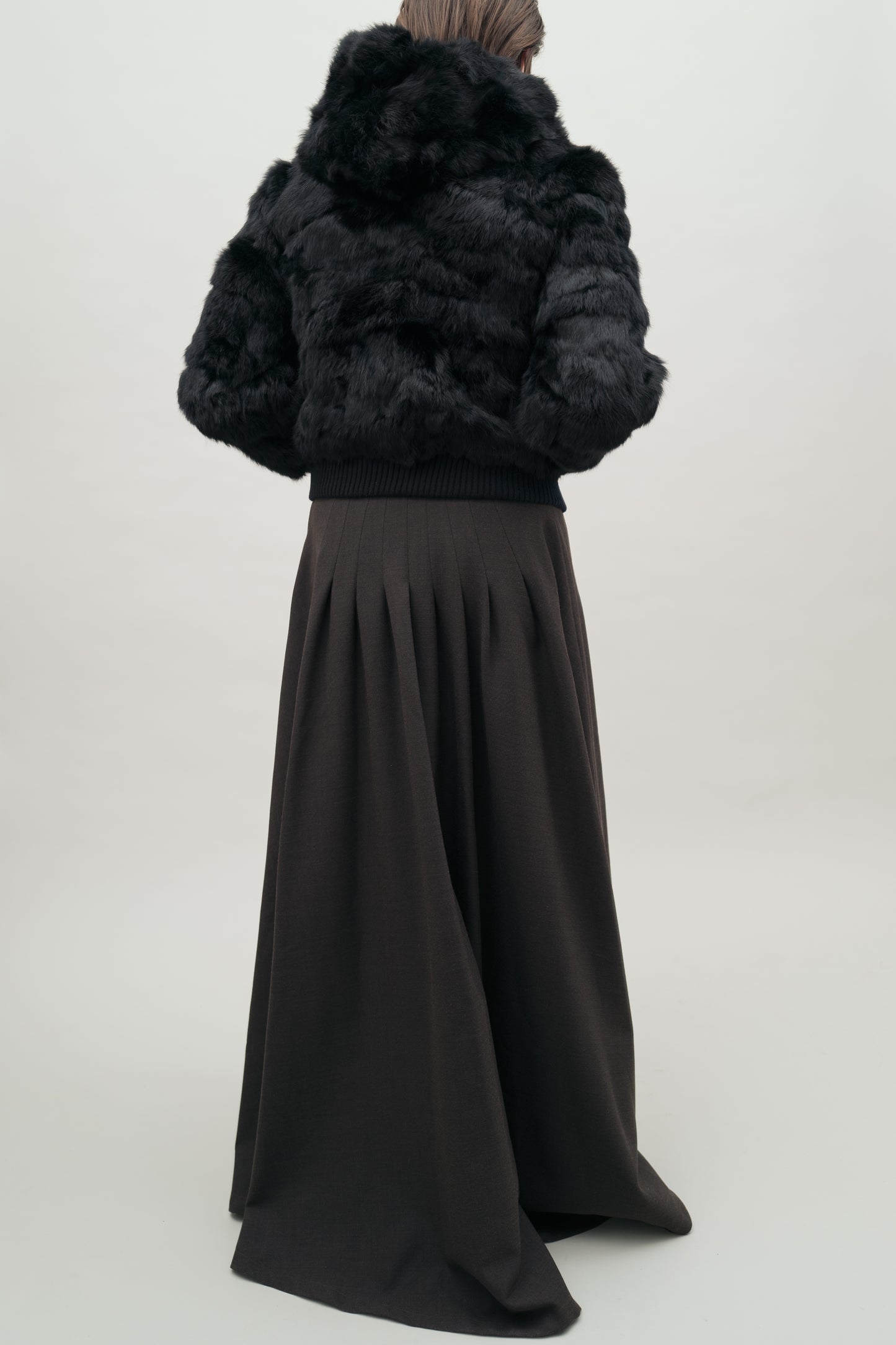 AMAYA ARZUAGA PLEATED SKIRT