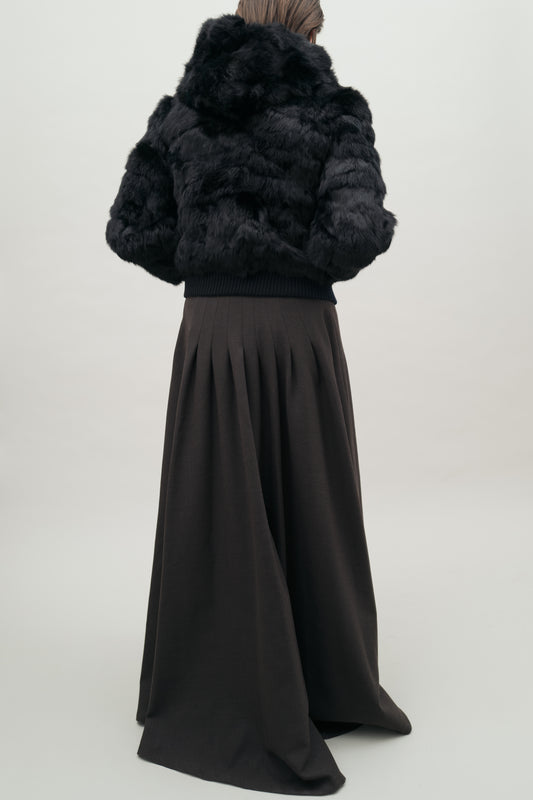 AMAYA ARZUAGA PLEATED SKIRT