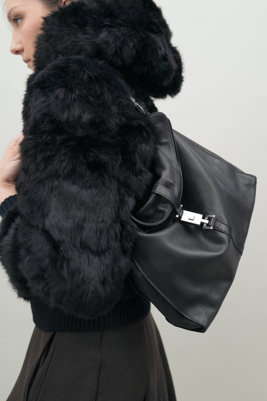 GUCCI LEATHER JACKIE BAG