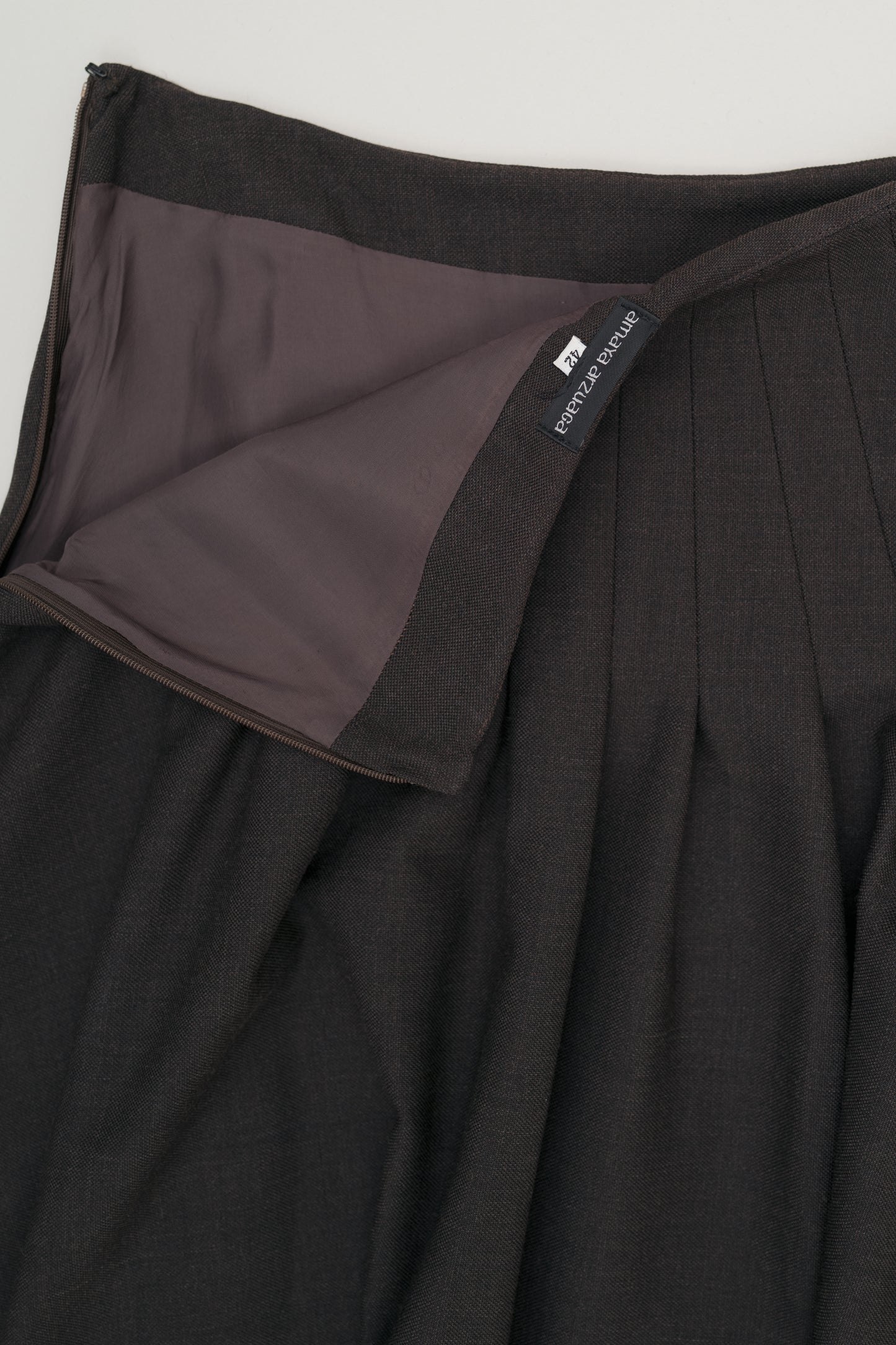 AMAYA ARZUAGA PLEATED SKIRT