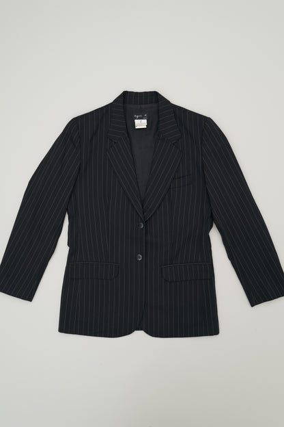 AGNES B. PINSTRIPE BLAZER