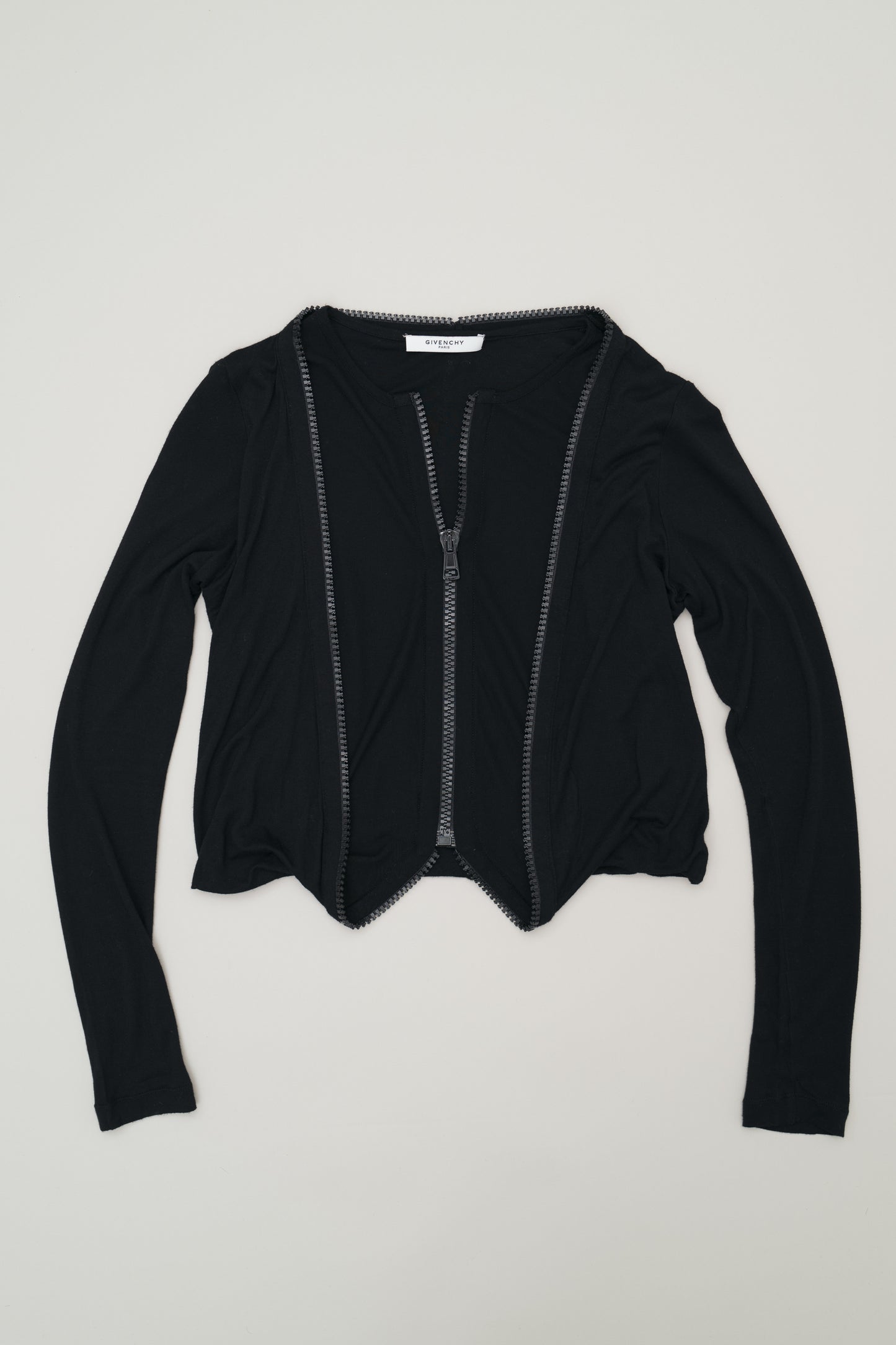 GIVENCHY DOUBLE ZIPPER TOP