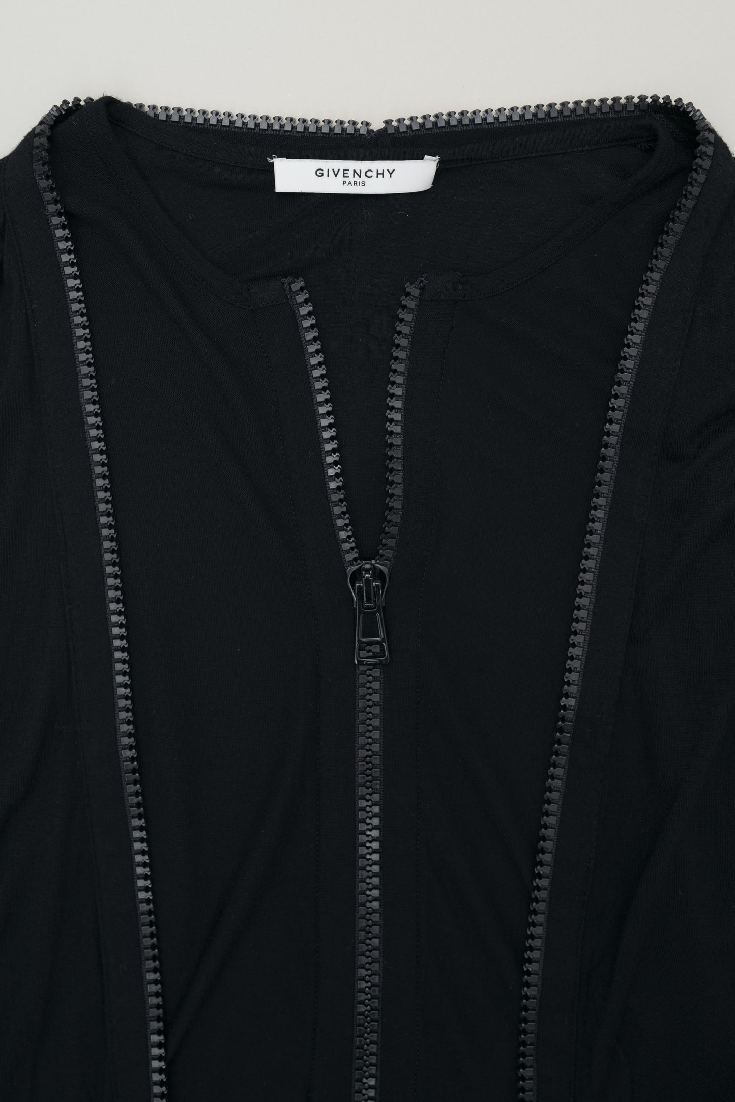 GIVENCHY DOUBLE ZIPPER TOP