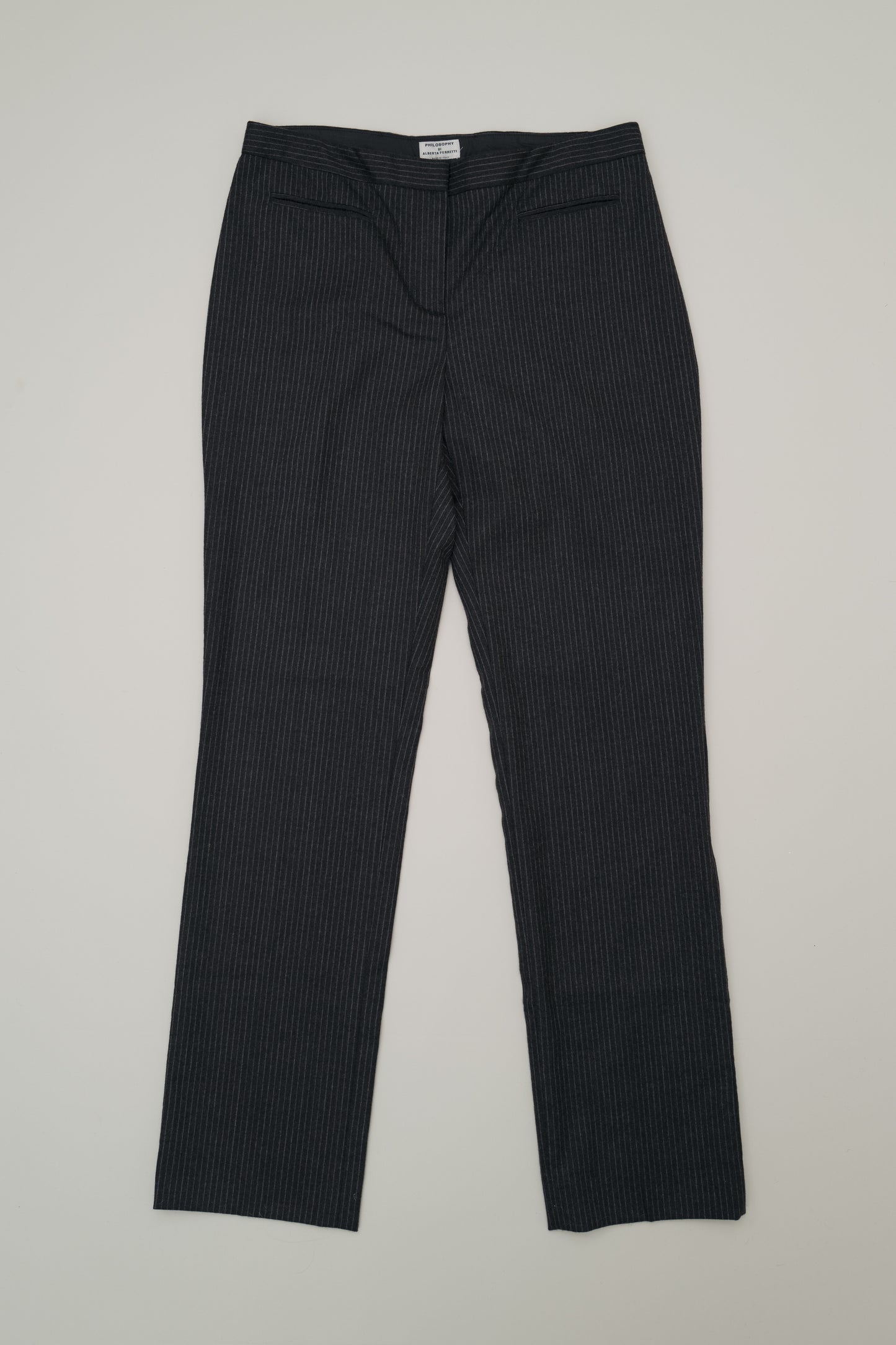 PHILOSOPHY PINSTRIPE TROUSERS