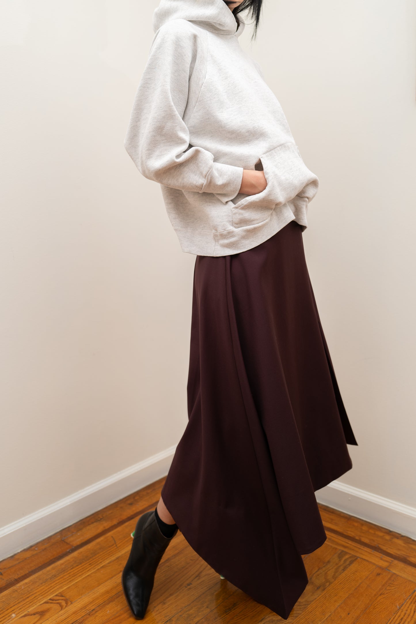 VETEMENTS ASYMMETRICAL SKIRT