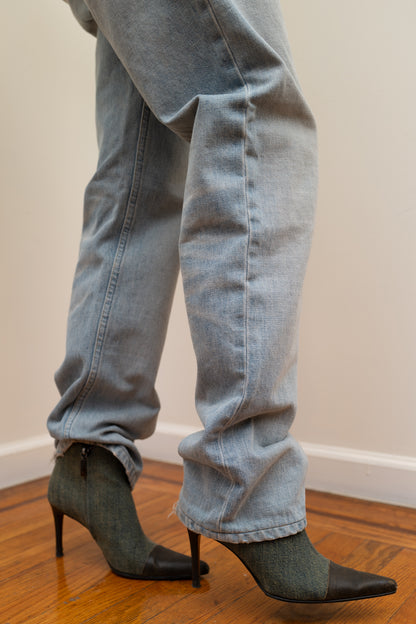 CHANEL DENIM BOOTS