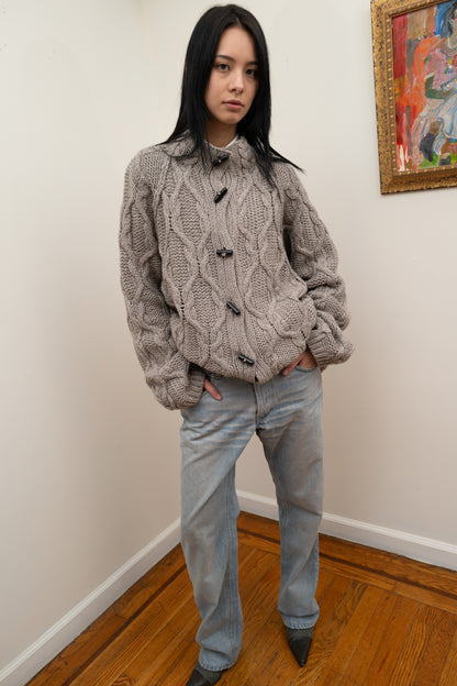 CHLOE CABLE KNIT CARDIGAN