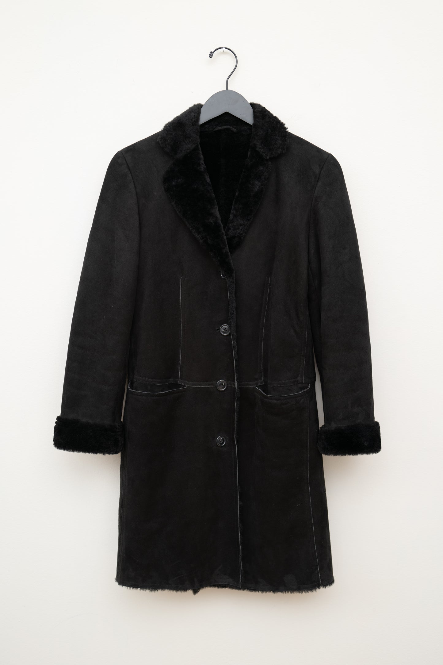 BARNEYS SHEARLING COAT