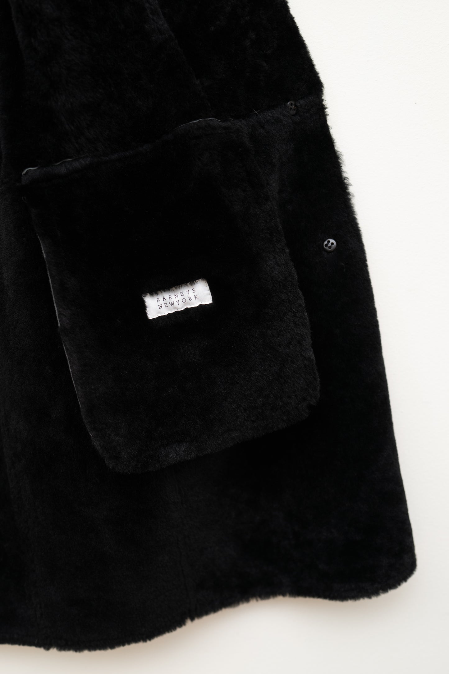 BARNEYS SHEARLING COAT
