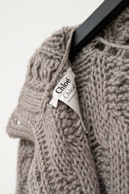 CHLOE CABLE KNIT CARDIGAN