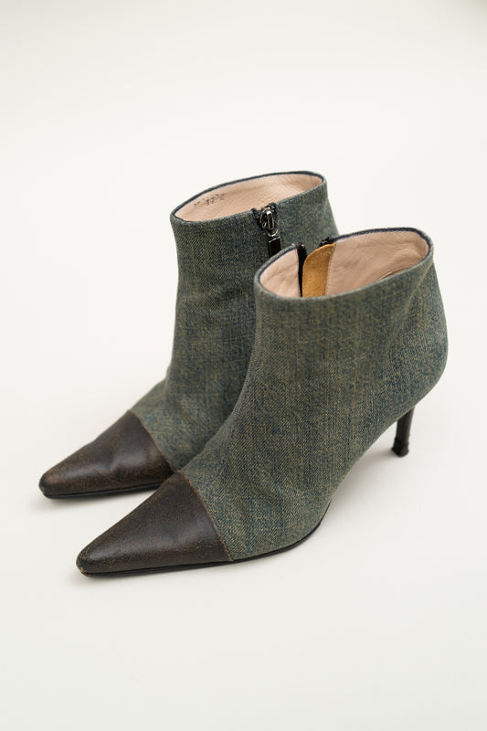 CHANEL DENIM BOOTS