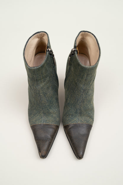 CHANEL DENIM BOOTS