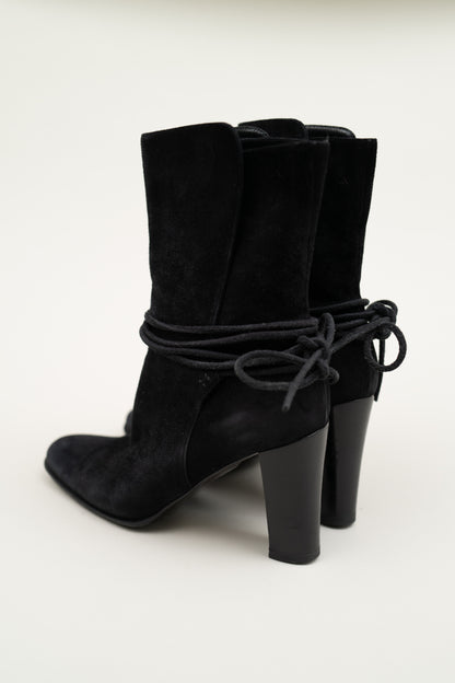 HERMES SUEDE BOOTS