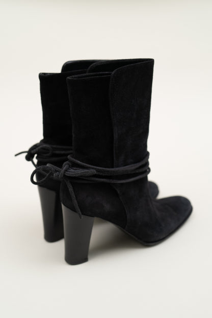 HERMES SUEDE BOOTS