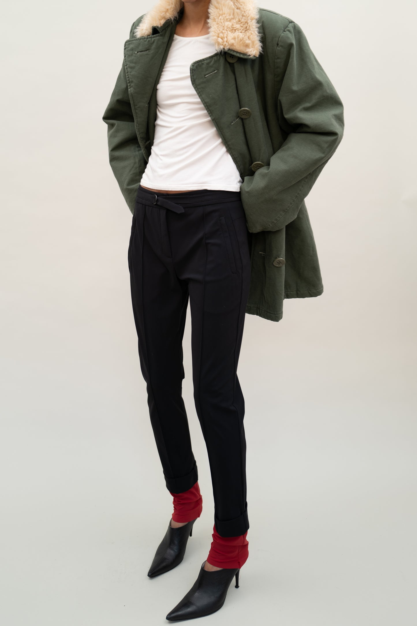 GIRBAUD STRETCH TROUSERS