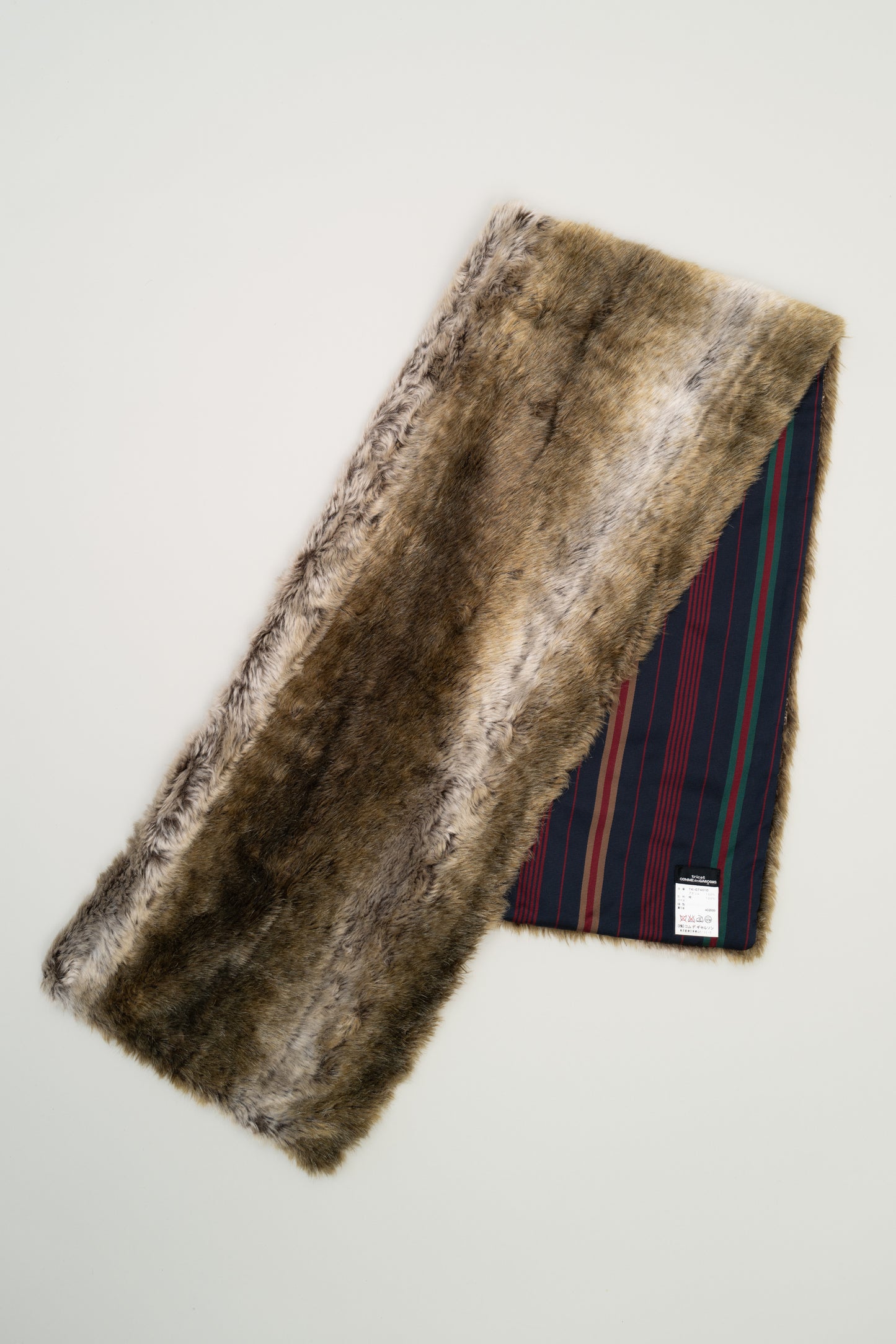 TRICOT CDG FAUX FUR SCARF, 2000
