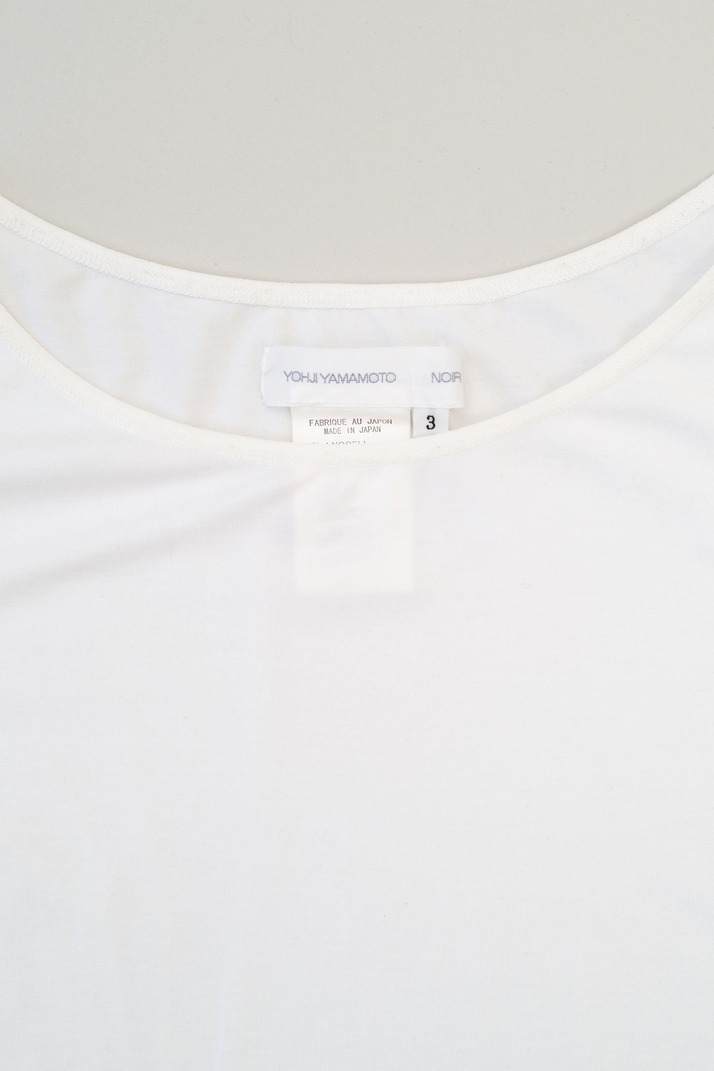 YOHJI YAMAMOTO 3/4 SLEEVE TOP