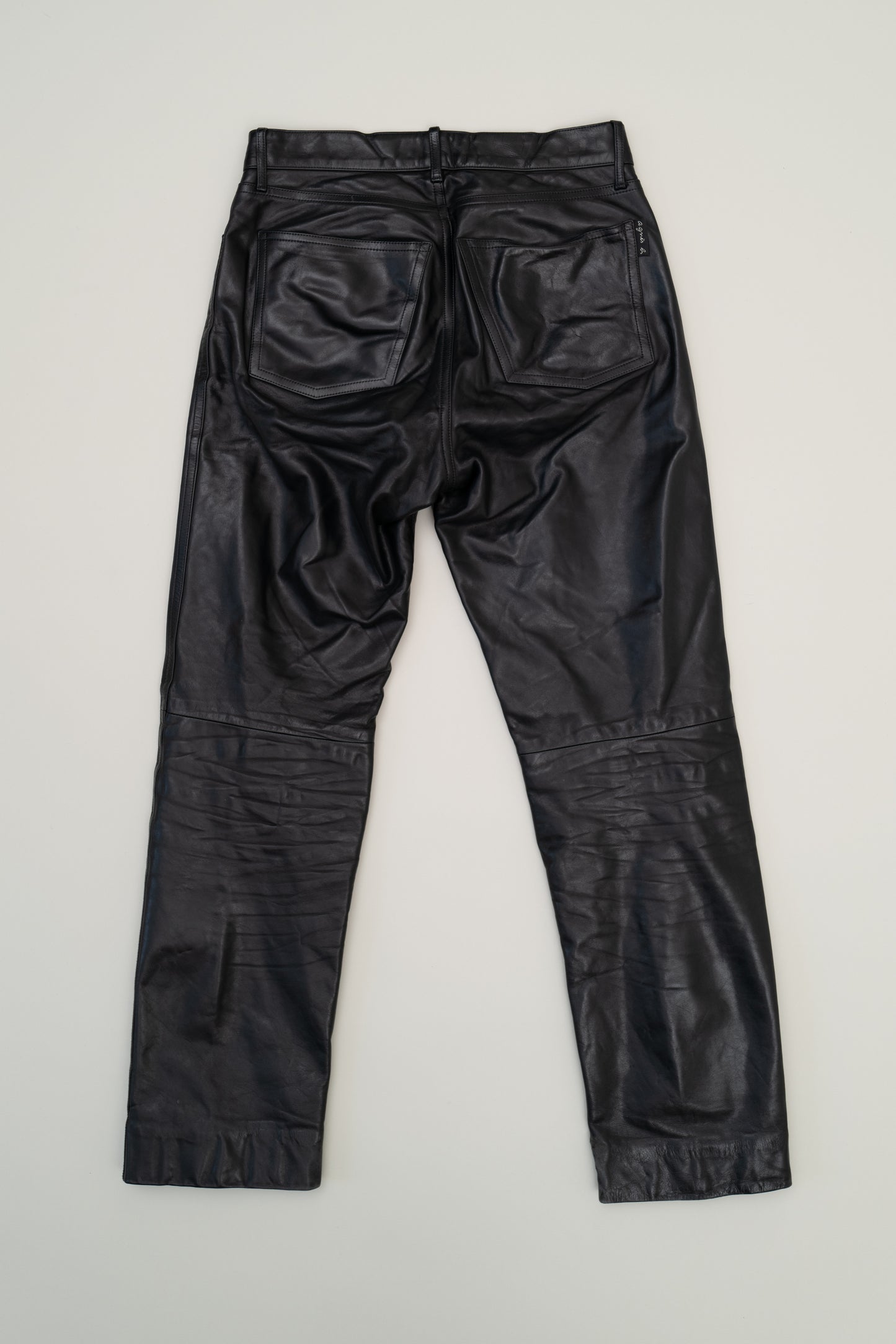 AGNES B. LEATHER PANTS, 90S