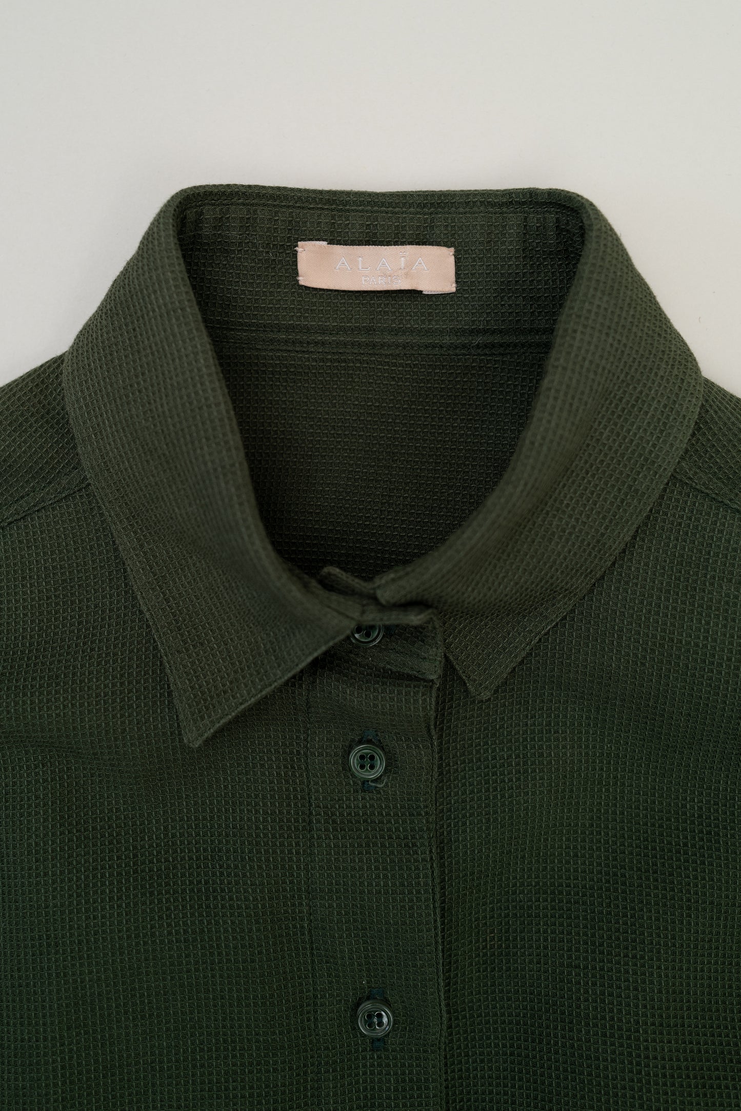 ALAIA FITTED BUTTON UP