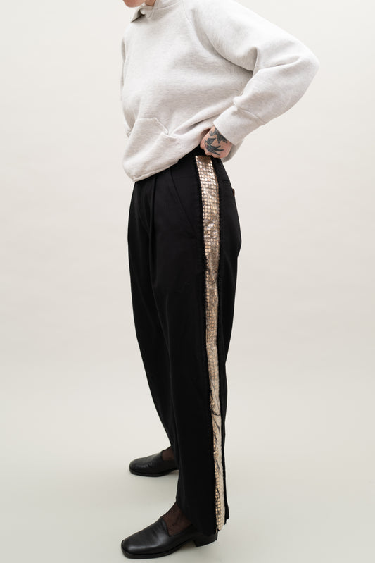 VAQUERA SEQUIN TUXEDO TROUSERS, FW 2022