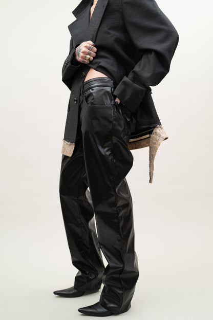 MM6 VINYL PANTS, 2022