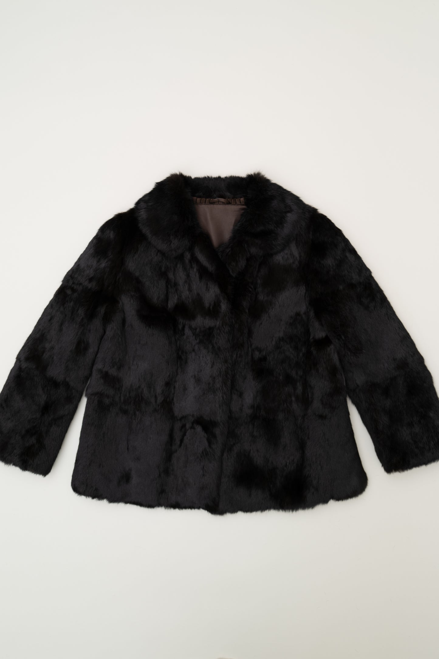 VINTAGE RABBIT FUR COAT