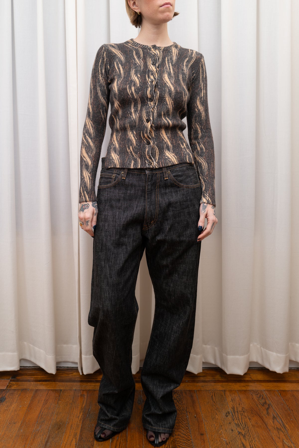 PRADA TROMPE L'OEIL CARDIGAN, 2010