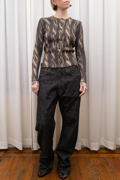 PRADA TROMPE L'OEIL CARDIGAN, 2010