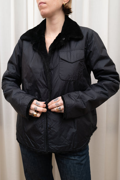 LAWRENCE STEELE FUR BUTTON UP